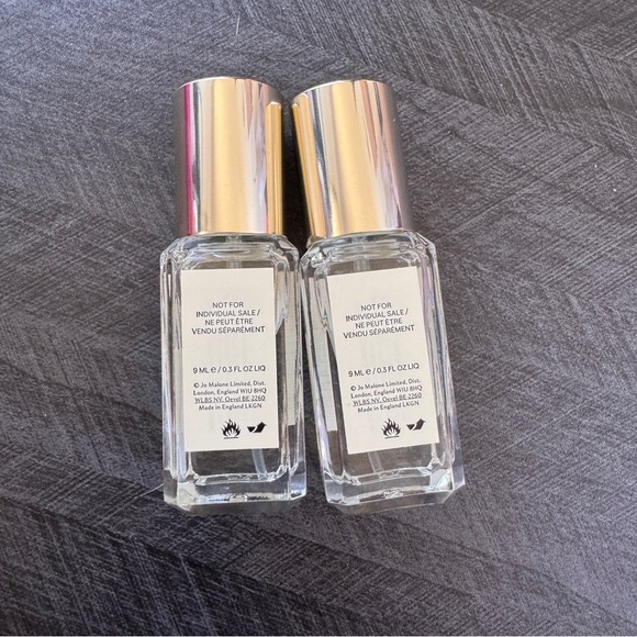 Jo Malone Silver Birch & Lavender Cologne Duo — Clear & Gold Caps 9ml Each - Picture 2 of 4